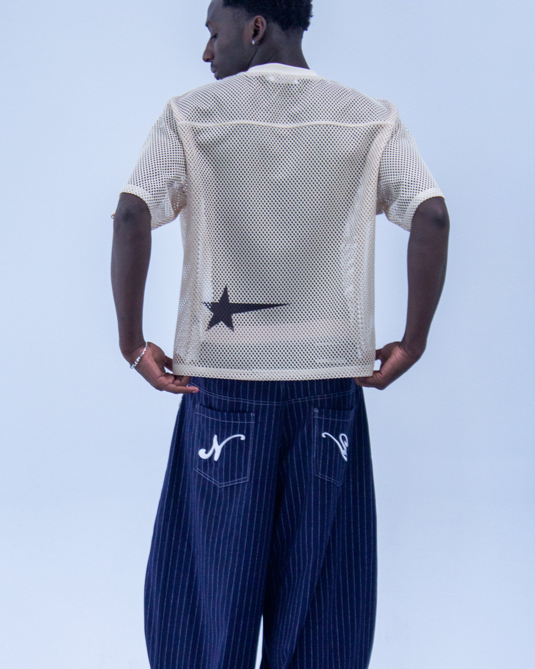 MESH W★RLD JERSEY TAN