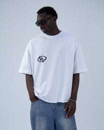 TW BOXY EDGE TEE WHITE