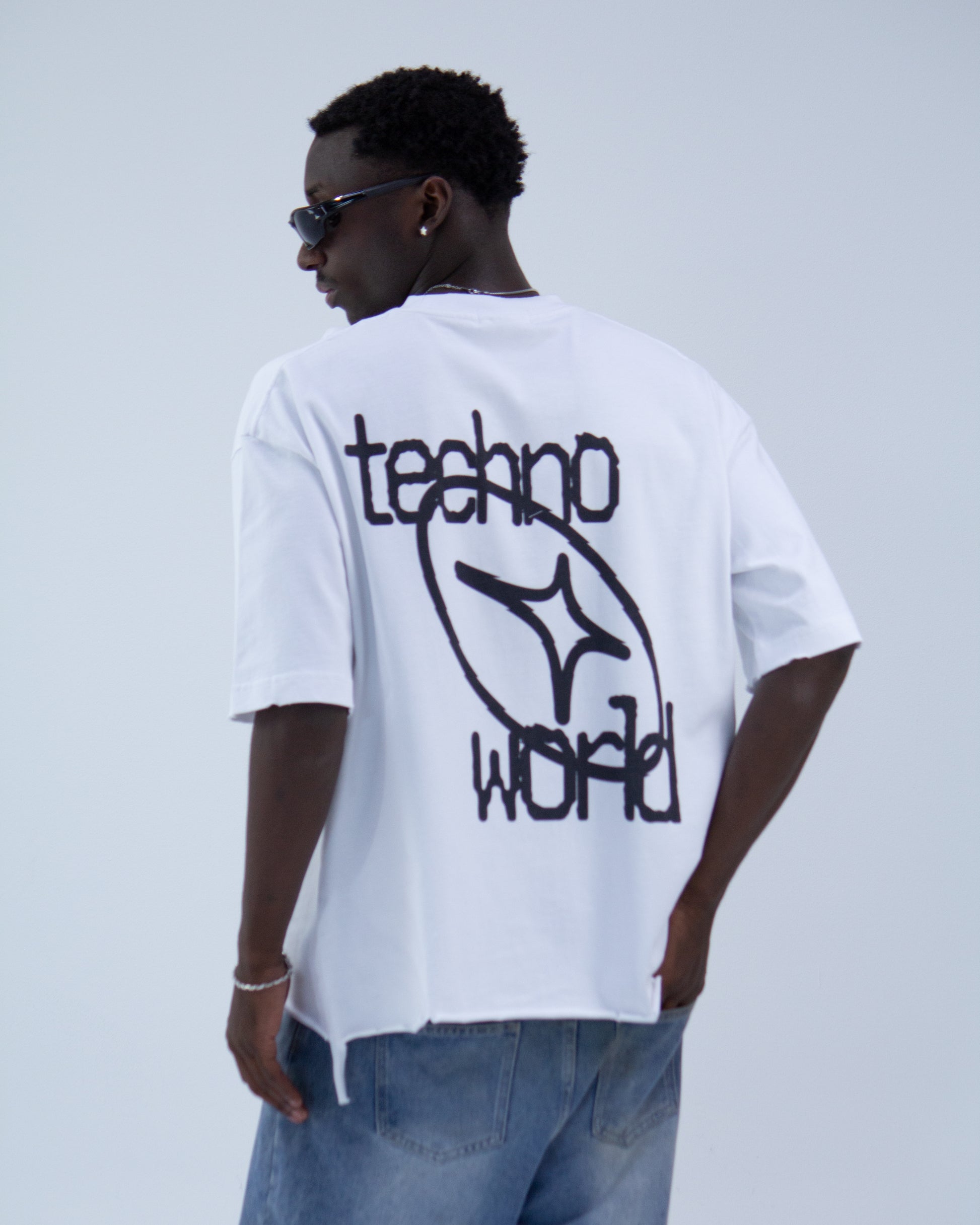TW BOXY EDGE TEE BLACK