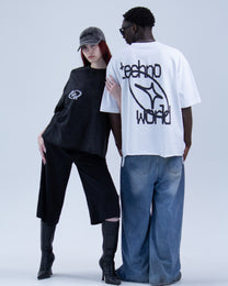 TW BOXY EDGE TEE BLACK