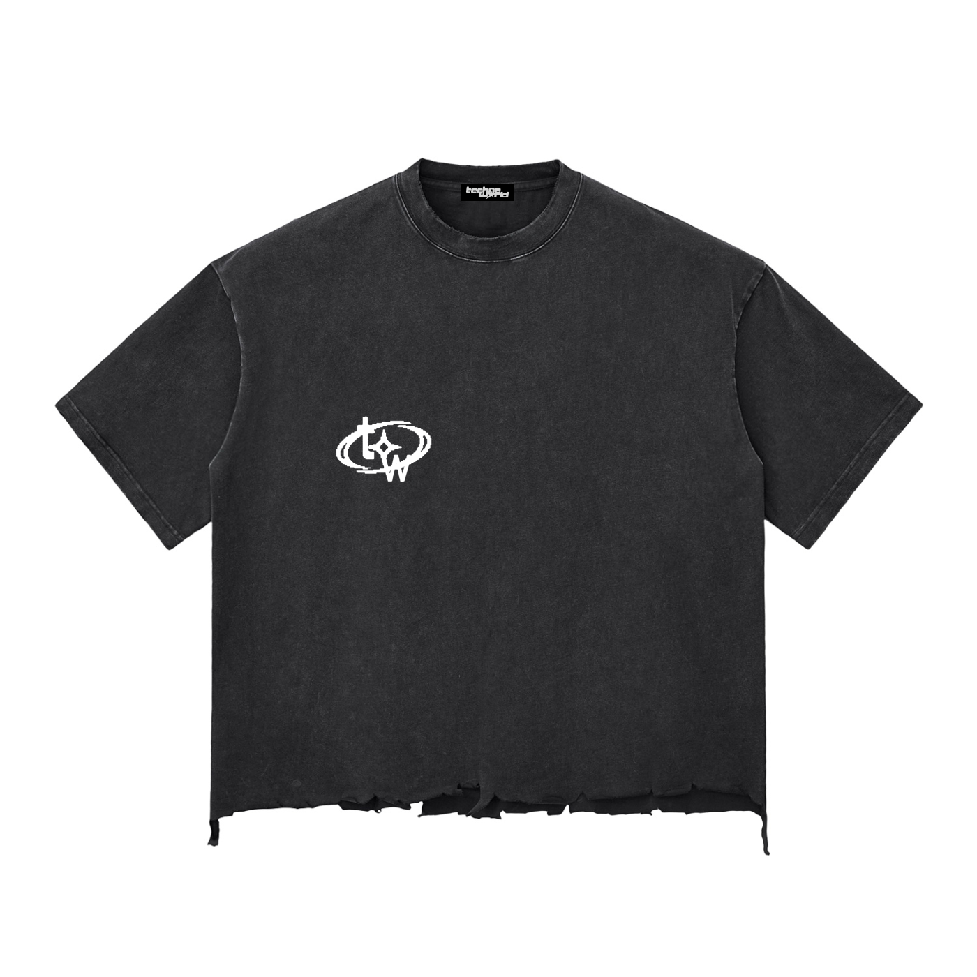 TW BOXY EDGE TEE BLACK